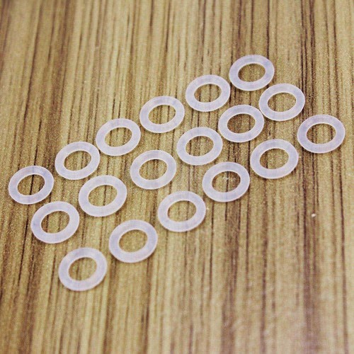 120PCS White Rubber O-Ring Dampers Keycap Mechanical keyboard For Cherry MX NEW - 第 6/10 張圖片