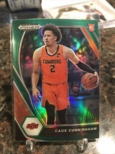 Cade Cunningham 2021-22 Photo variation Prizm Draft Picks Green Prizm RC