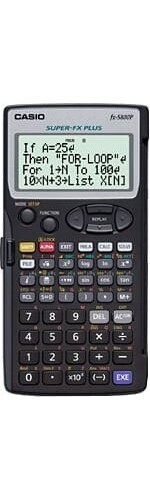 Casio Calcolatrice Scientifica colore Nero FX-5800P - Foto 1 di 1