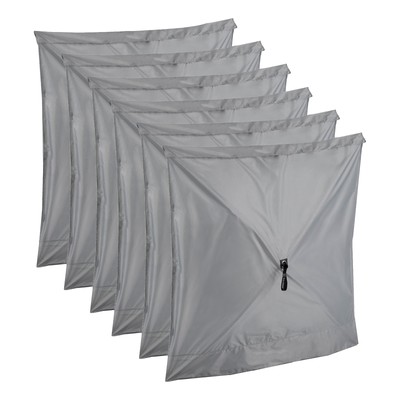Clam Quick-Set Screen Hub Tent Wind & Sun Panels, Accessory Only, Gray (6 Pack)