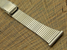 JB Champion NOS Vintage Unused Watch Band Sliding Clasp Stainless Steel 16mm