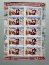 Feuillet timbres Poste Aérienne France 2011 YT PA74a Henri Péquet