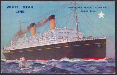 RMS HOMERIC Postkarte, Keswick Hotel, Keswick; White Star Line; unbesendet