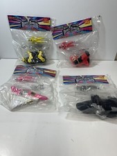 1994 McDonalds Mighty Morphin Power Rangers Movie 4pc Set Happy Meal Toys