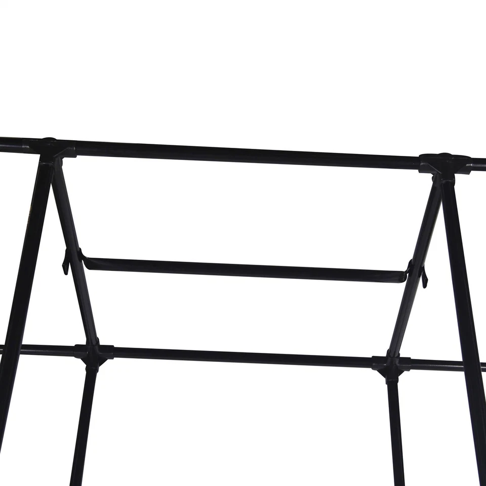 Stoffkleiderschrank Kellerschrank Kellerregal Kleiderschrank Kleiderstange grau - Bild 4 von 4