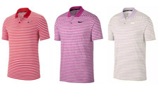 Men's Nike 891239 Dri-FIT Victory Golf Polo Striped T-Shirt, Relaxed Feel