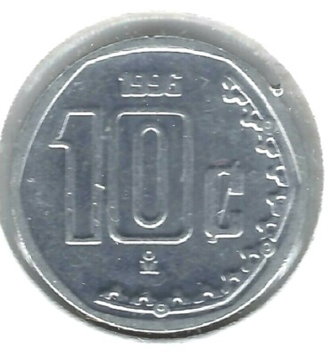 1996 Mexico Uncirculated Ten Centavo Coin | eBay