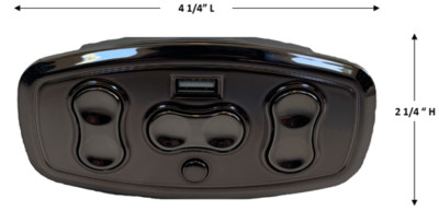 Mulin Electric Switch -MLSK63-A2 Left (L) 7 Button Power Recliner Switch + USB