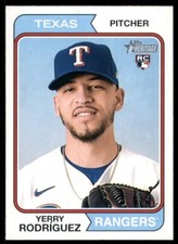 2023 Topps Heritage #320 Yerry Rodriguez Rookie