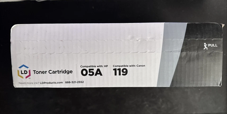 Cartucho de tóner negro Canon 119 y HP 05A nuevo precintado Foto 2 de 3