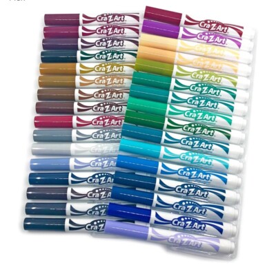 Cra-Z-Art Super Value Pack 64-Washable Markers in Vibrant Bright