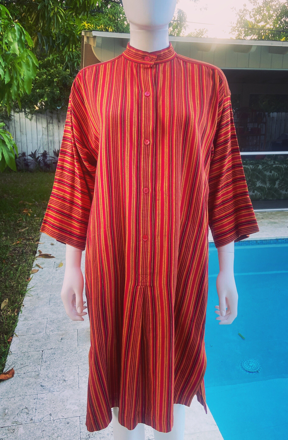 Caftano vintage Yves Saint Laurent anni '70 M