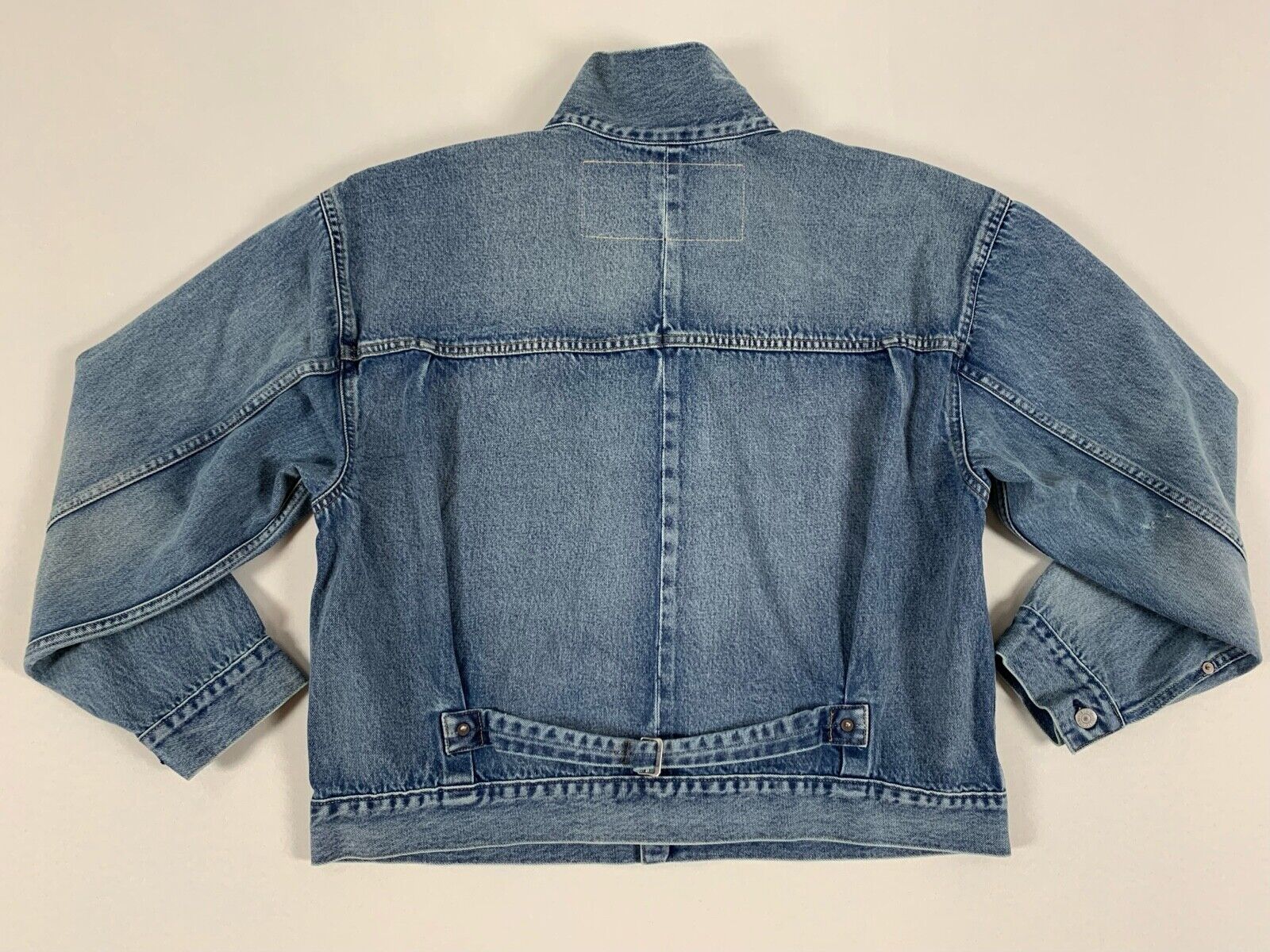 LEVIS X BEAMS SUPER WIDE TRUCKER JACKET BEAMS BLUE M NWT RARE | eBay