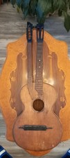 Antica chitarra Schrammel, chitarra doppio collo da restaurare