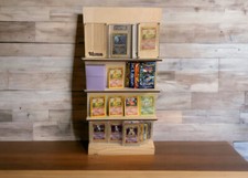 Espositore Inclinato Mensole Libreria Carte Calamite Pokemon Yu Gi Negozio Fiere
