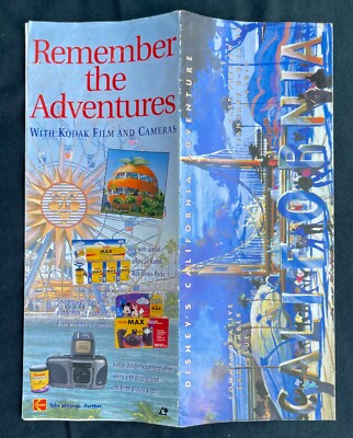 DISNEY'S CALIFORNIA ADVENTURE 2001 PREVIEW January Commemorative Cast Member MAP
