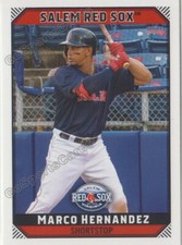 2019 Salem Red Sox Marco Hernandez RC Rookie Boston