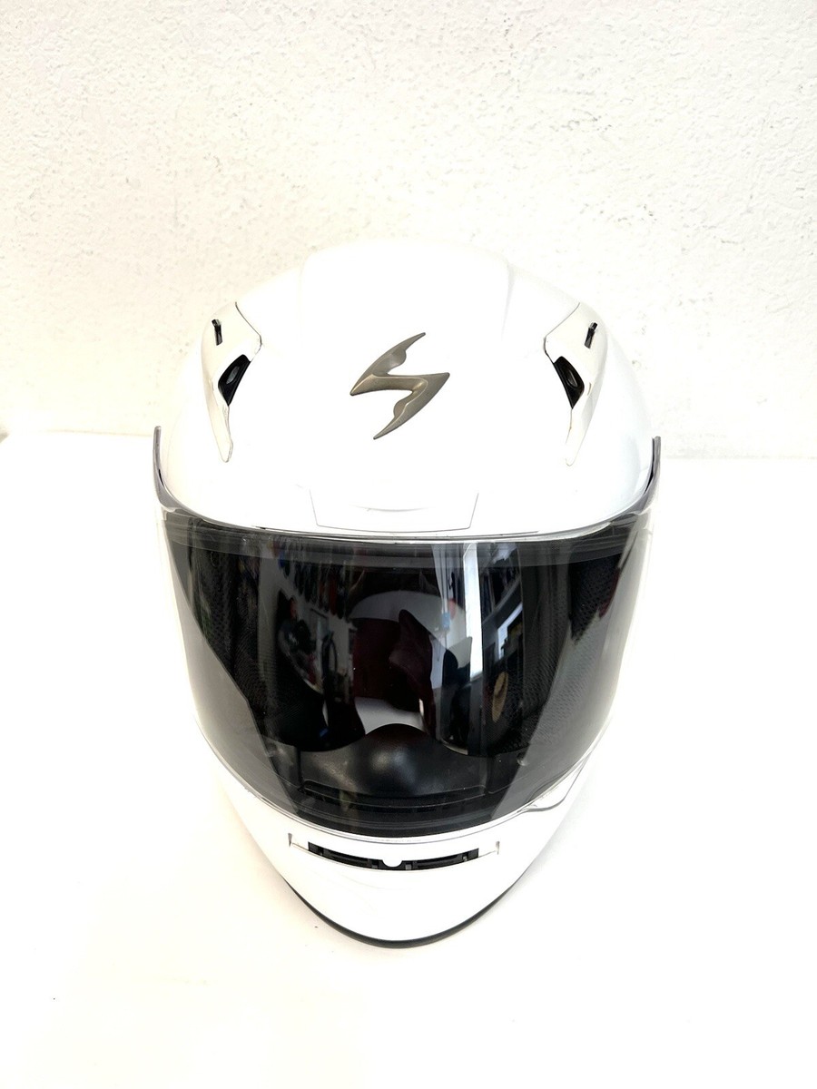 Scorpion EXO-R2000 Full Face Motorcycle Helmet White Size XL NEW