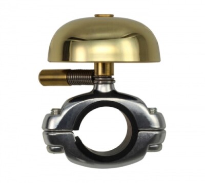 Crane Bell Co. Mini Karen Bell Fahrradklingel Gold, Retro Look, Ø 45mm, BikeBell