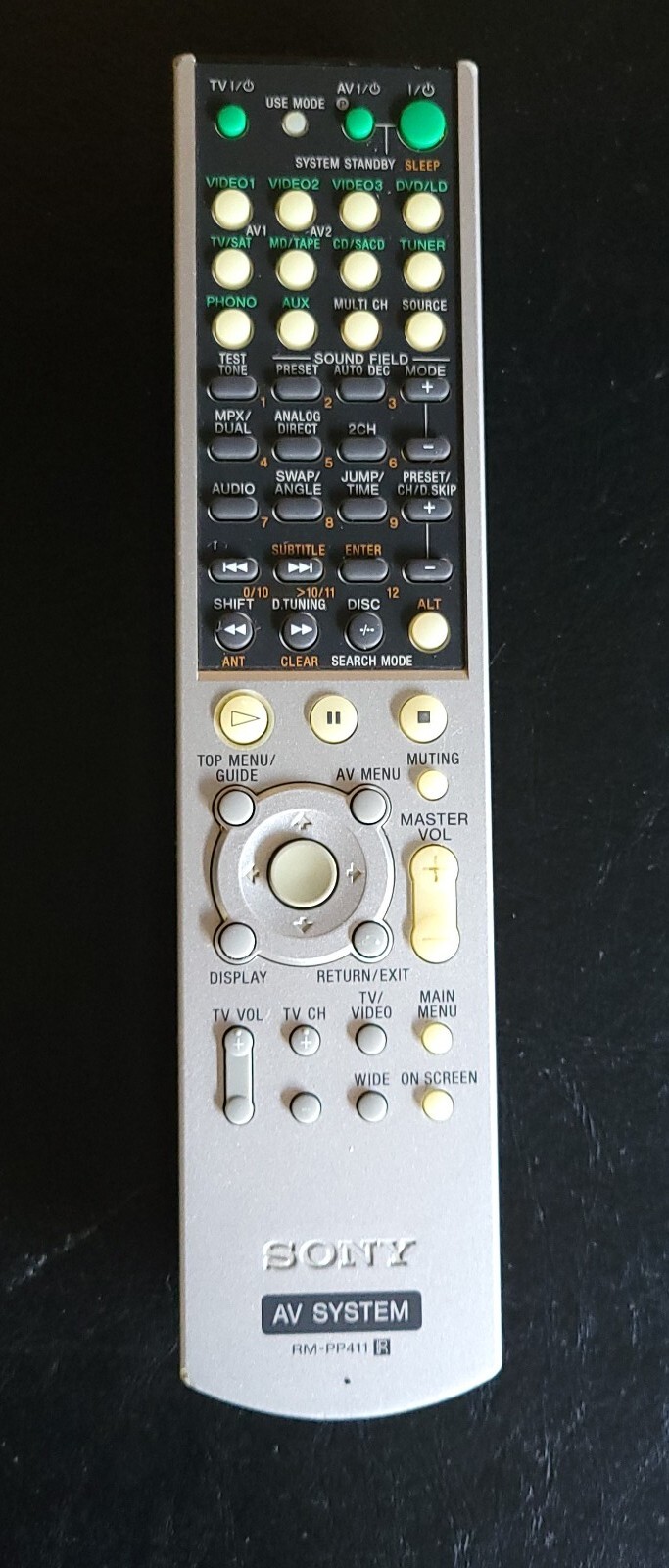 Sony RM-PP411 AV Receiver Remote Control No Batteries Included