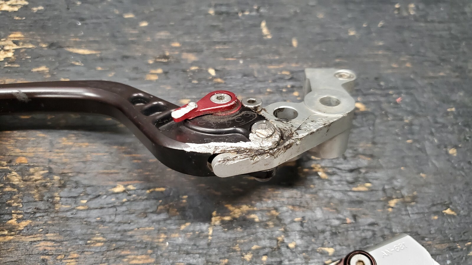 Kawasaki ZX10 ZX10R ZX6R CRG Adjustable Levers RN-512 AN-681 DAMAGED