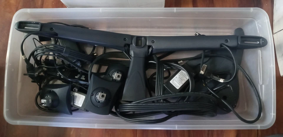 Mass Multimedia C17 Monitors with cables and A/C adapters and Stand Ready to... - Image 4 of 4