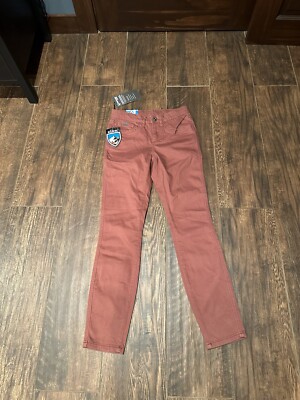 NWT Kuhl Kontour Skinny Pants In Antique Rose Size 2 Short Soft Stretch Fabric
