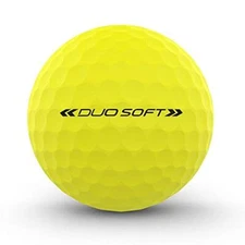 Wilson Staff Duo Soft Optix Matte Finish Distance YELLOW Golf Balls - 3 Count...