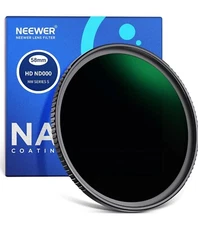 NEEWER 58mm HD ND1000 ND Lens Filter NW-S Series  Nano Coating Water Proof