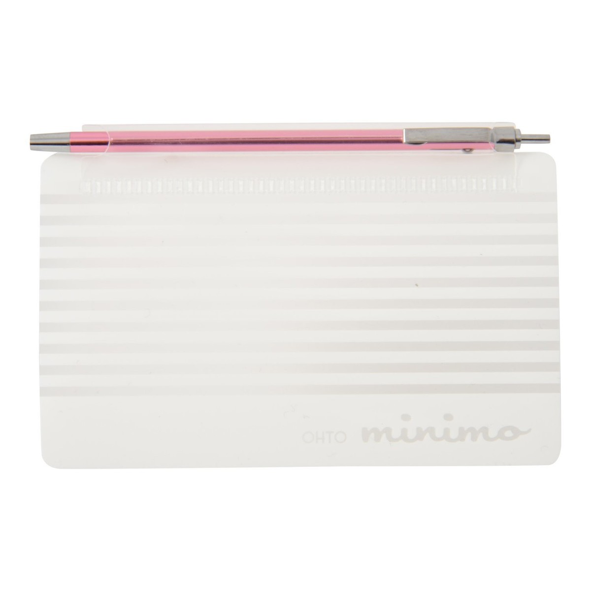 OHTO MINIMO Ball Point Pen in Card Case - Pink 68835