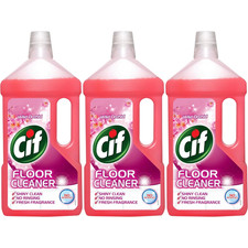 3 x Cif Floor Cleaner against stubborn dirt for cleaning 950 ml 2.38 per litre
