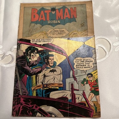 Batman #148 Joker Robin Cover Silver Age Superhero Vintage DC Comic 1962