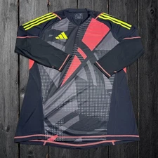 Adidas Soccer Mens XL Black T24 Goalkeeper Jersey Slim Fit $120