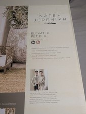 Nate  Jeremiah Elevated Pet Bed 25"L x 19"W x 11"H Dog Or Cat Bed