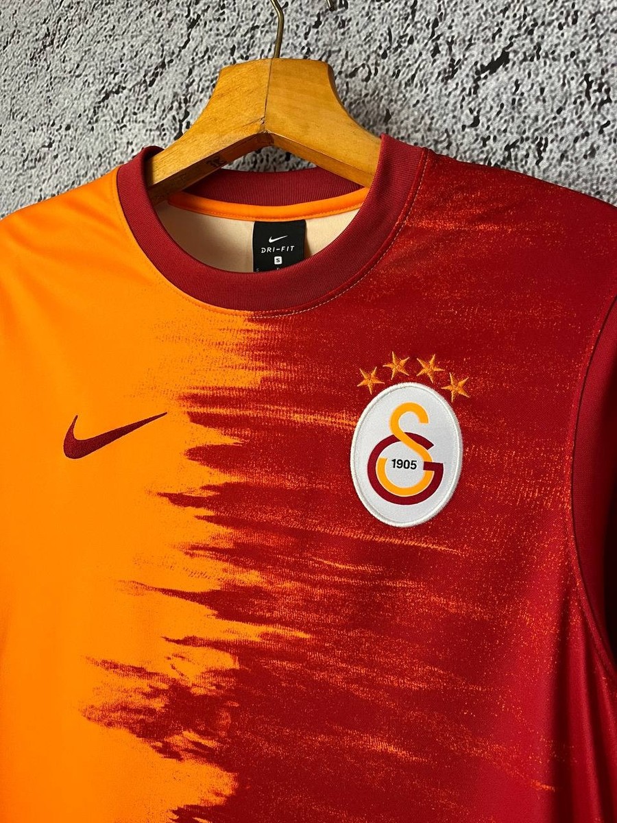 Nike Galatasaray Jersey Dri-Fit Football Shirt Orange Red Size S