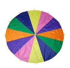 Large 12 Ft Super Sturdy Parachute Team Play Toy