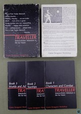 TRAVELLER Classic Box Set: RPG Little Black Books 1 - 3 - WORN GDW 301