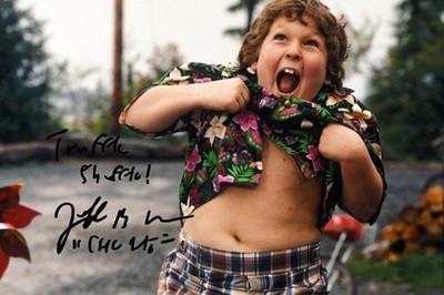 Jeff Cohen signed Autogramm 6x4 Inch FOTO Pre Print - The Goonies Chunk