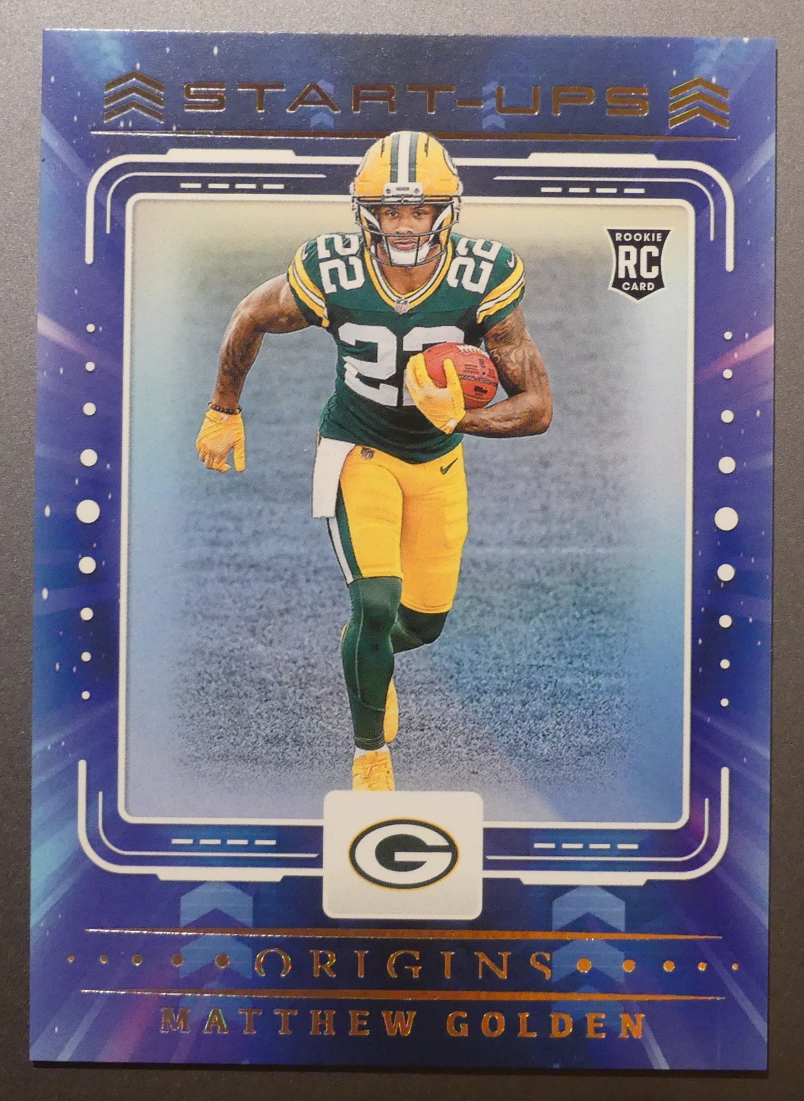 2025 Panini Origins - MATTHEW GOLDEN - ROOKIE "START-UPS" - GREEN BAY PACKERS