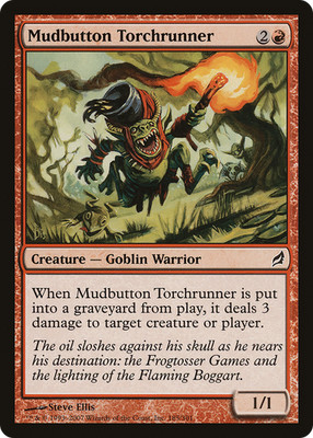 Mudbutton Torchrunner (185) Lorwyn MTG Magic the Gathering NM