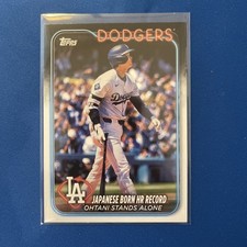 2024 Topps Update Series -  Shohei Ohtani #US123 Season Highlights Checklist