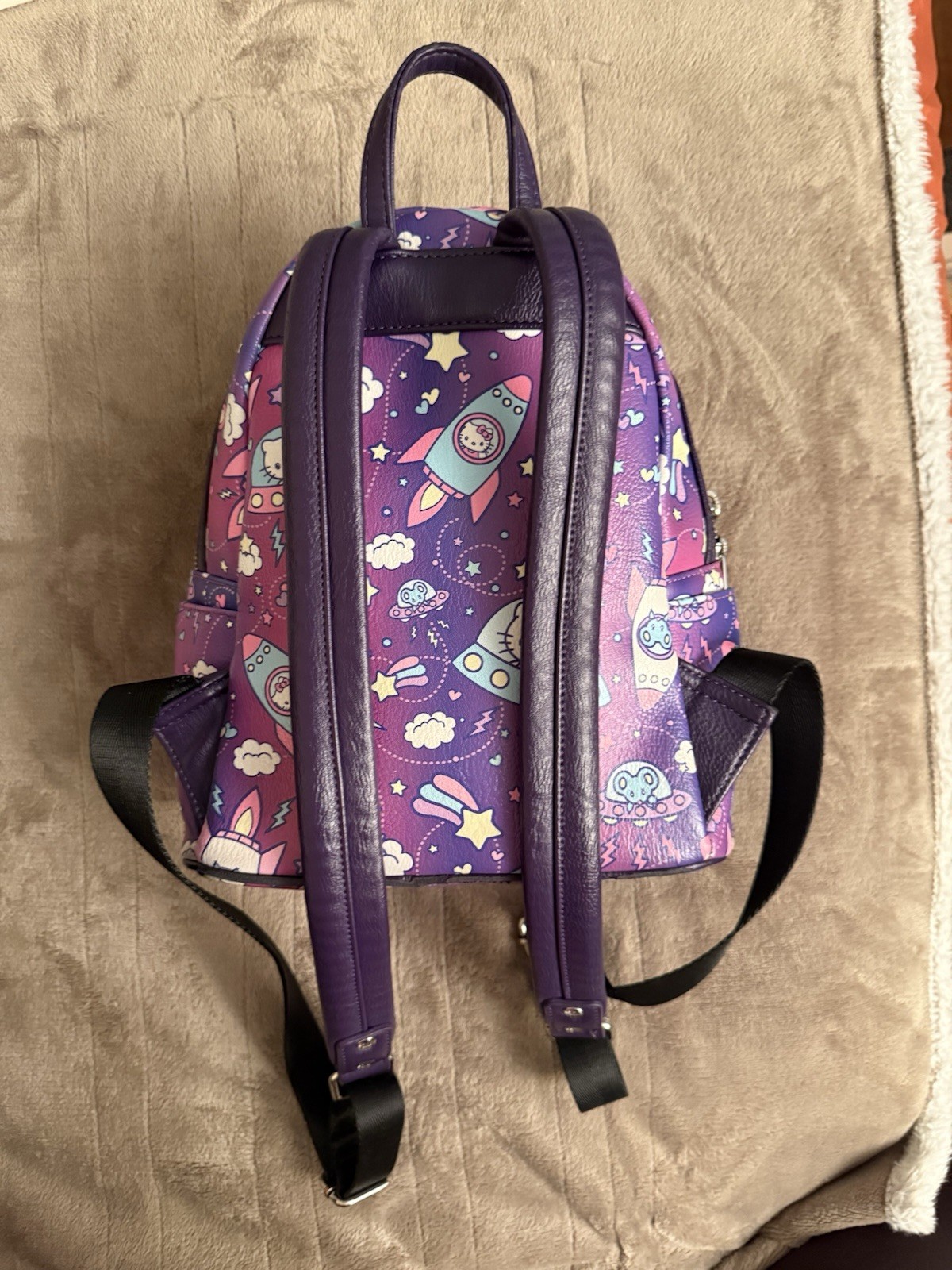 Loungefly Hello Kitty Rocket Mini Backpack Outer … - image 2