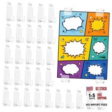 30 Pcs Comic Book Wall Display, Acrylic Clear Floating Wall Mount Holder,