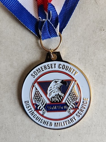 Somerset County NJ Freeholders World War 2 Commemorative Medal Military Service - Picture 8 of 8