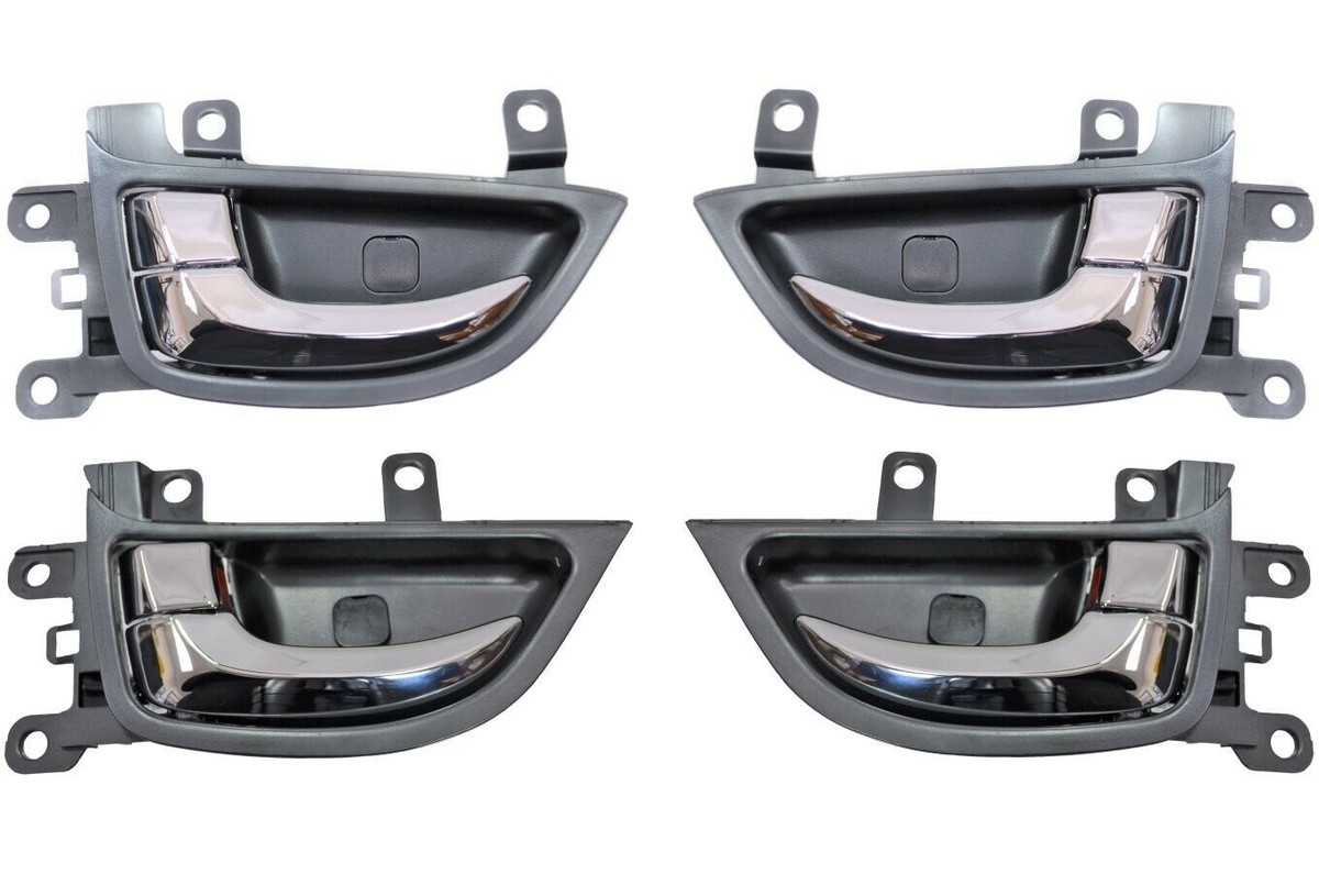 fits 2011 to 2016 Elantra Interior Door Handle Front Rear Left Right Chrome