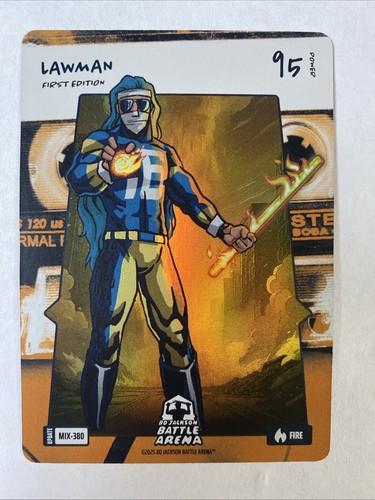 LAWMAN (Trevor Lawrence) Mixtape Battlefoil FIRE Bo Jackson Battle Arena MIX-380