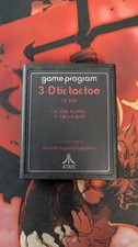 3-D Tic-Tac-Toe ATARI 2600 Video Game Cartridge Only Tested Working  image