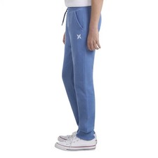 Hurley Boys Size Large 14/16 Blue Fleece Jogger Pant Sweatpants NWT