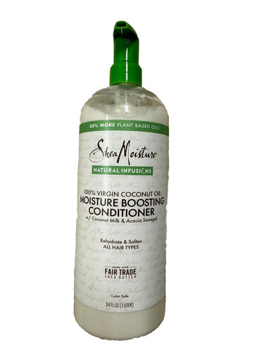 Shea Moisture feuchtigkeitsspendende Spülung Kokosöl tägliche Feuchtigkeit - 34 fl. Oz. - Bild 2 von 4