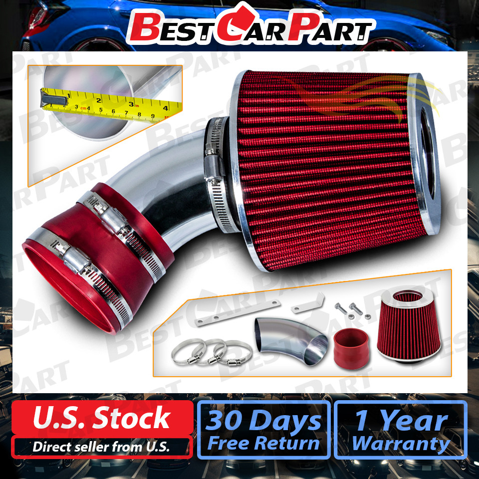 BCP RED 2000-2006 BMW X5 E53 3.0/4.4/4.6/4.8 Short Ram Intake + Filter
